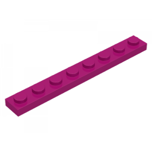 Plaat 1x8 Magenta